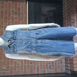 Joie Light Blue Denim Dress with Button Details